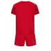 Billige Danmark Børnetøj Hjemmebanetrøje til baby VM 2022 Kortærmet (+ korte bukser)